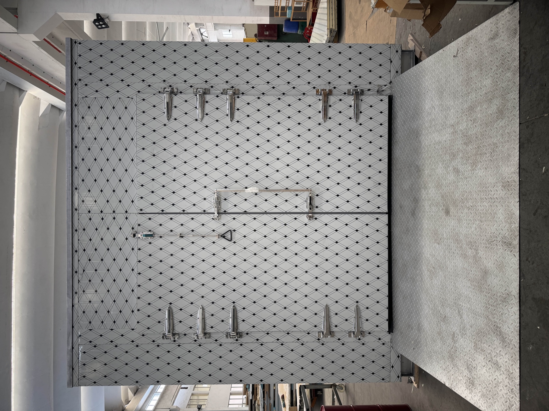 Half Buried Hinged Door