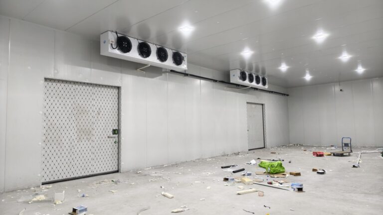 Multi-Evaporator Cold Room Interior project installation