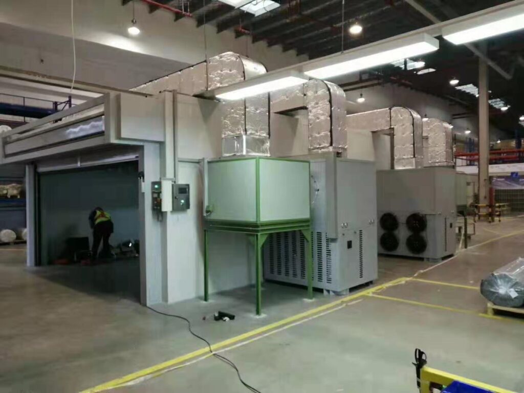 Ducted Air-Circulation Insulated Process Room project installation