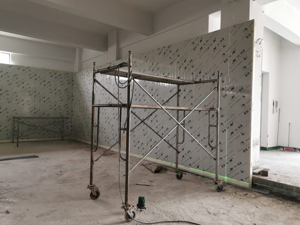 Insulated Panel Room Installation project installation