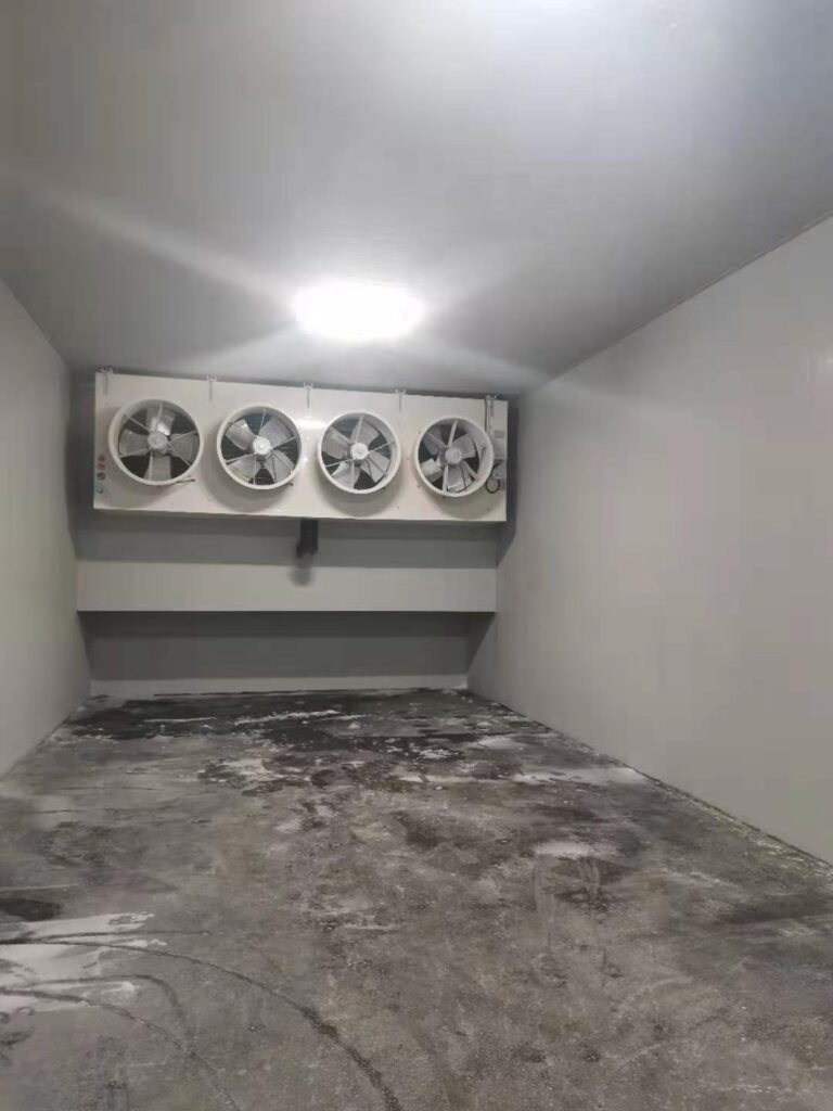 Multi-Room Cold Storage Facility with Sliding Doors