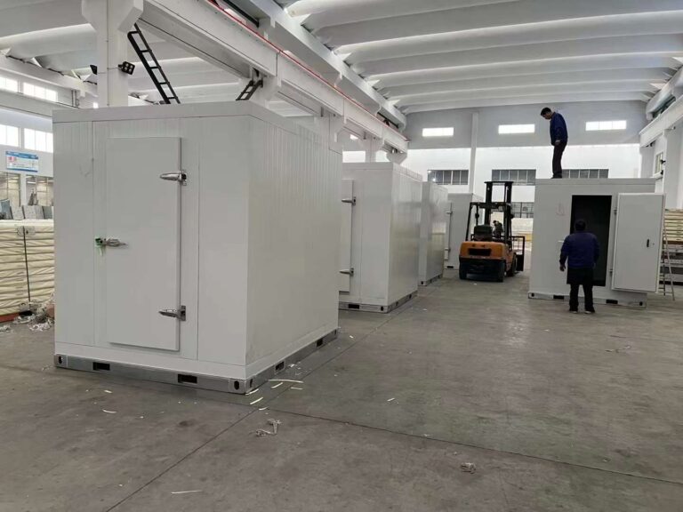 Prefabricated Modular Walk-In Cold Rooms project installation