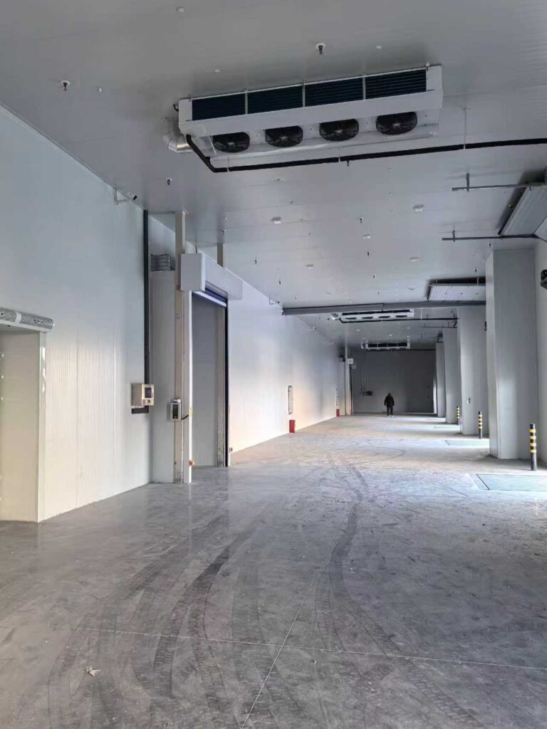Central Refrigeration System for Multi-Room Cold Storage project installation