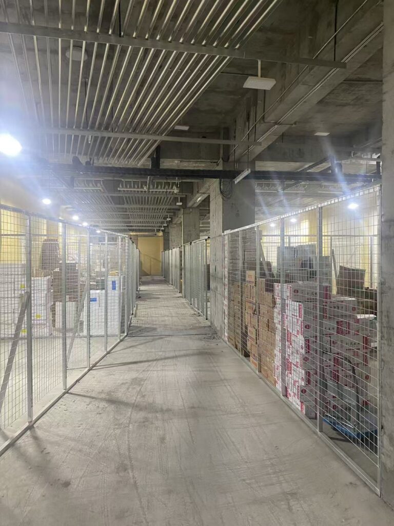 Refrigerated Logistics Warehouse with Ceiling Coil Cooling project installation