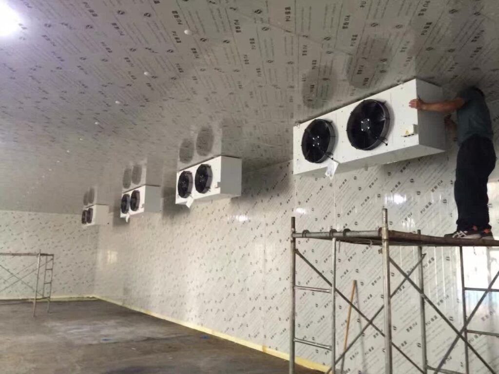 Large Cold Room Installation Inside an Existing Building project installation