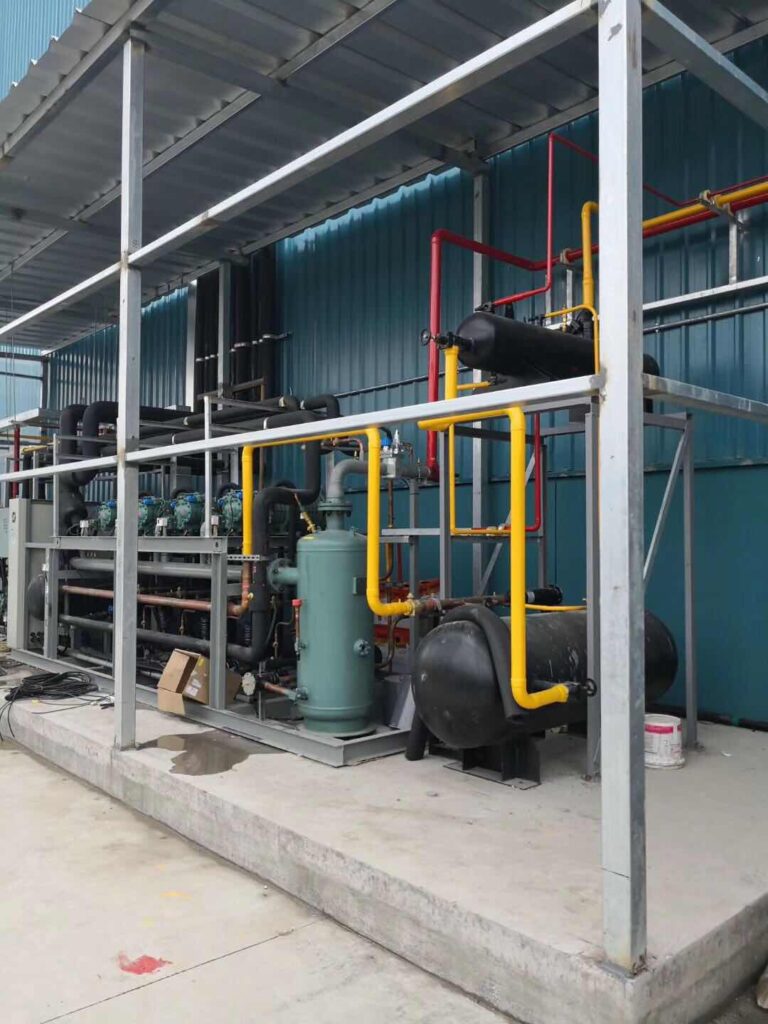 Large-Scale Refrigerated Warehouse with Central Refrigeration Plant